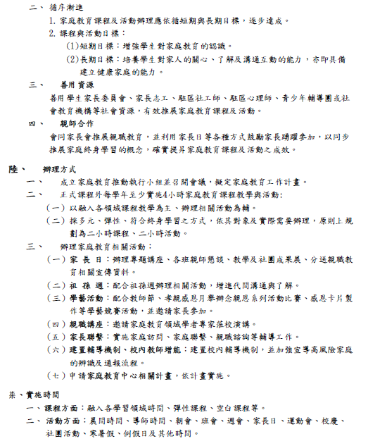 家庭教育實施計畫-2